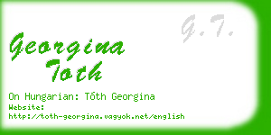 georgina toth business card